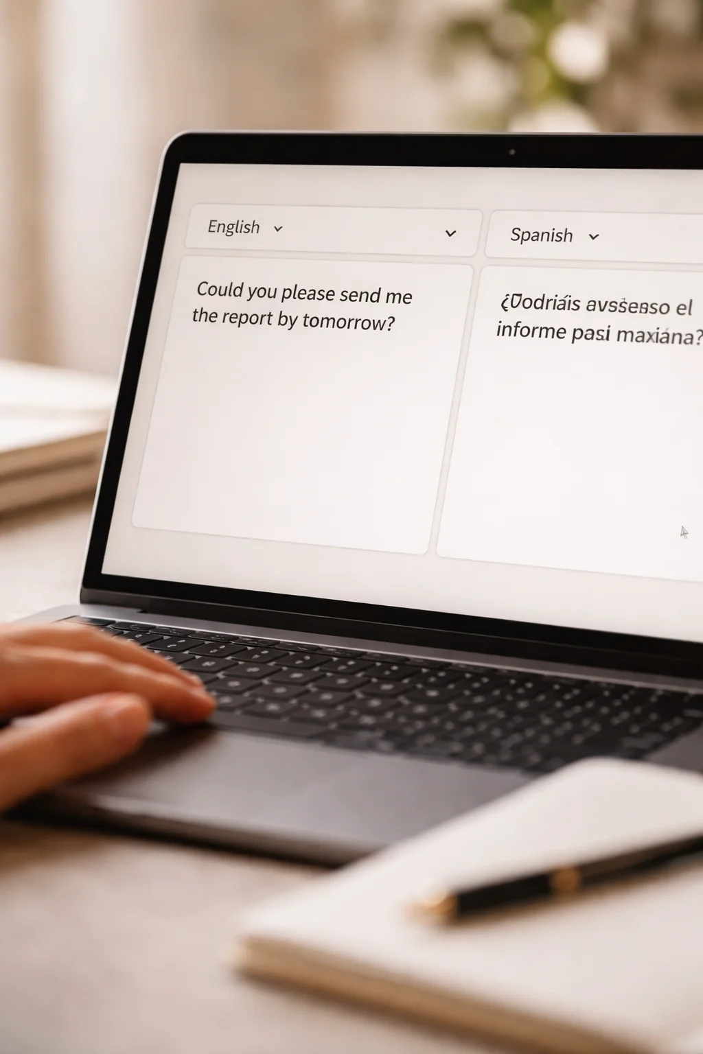 Site internet par IA pour Traducteur